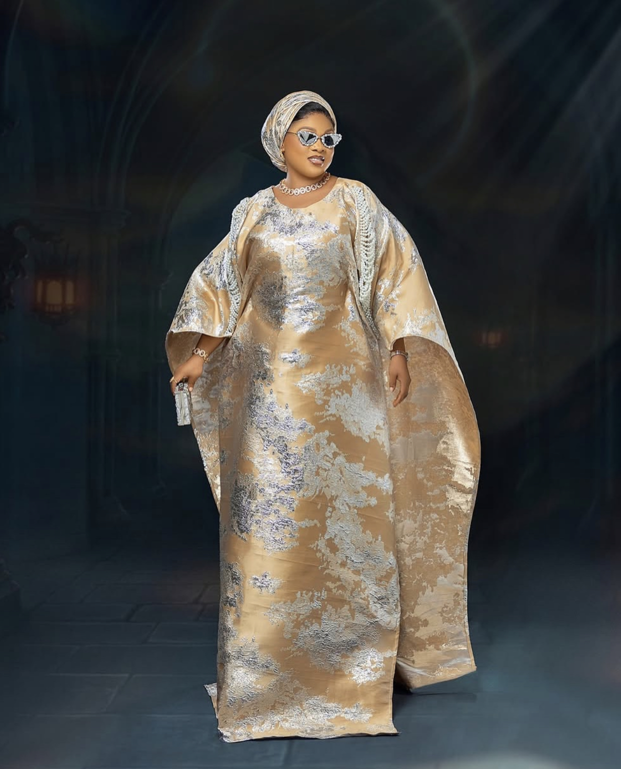 Gina 2pieces brocade set