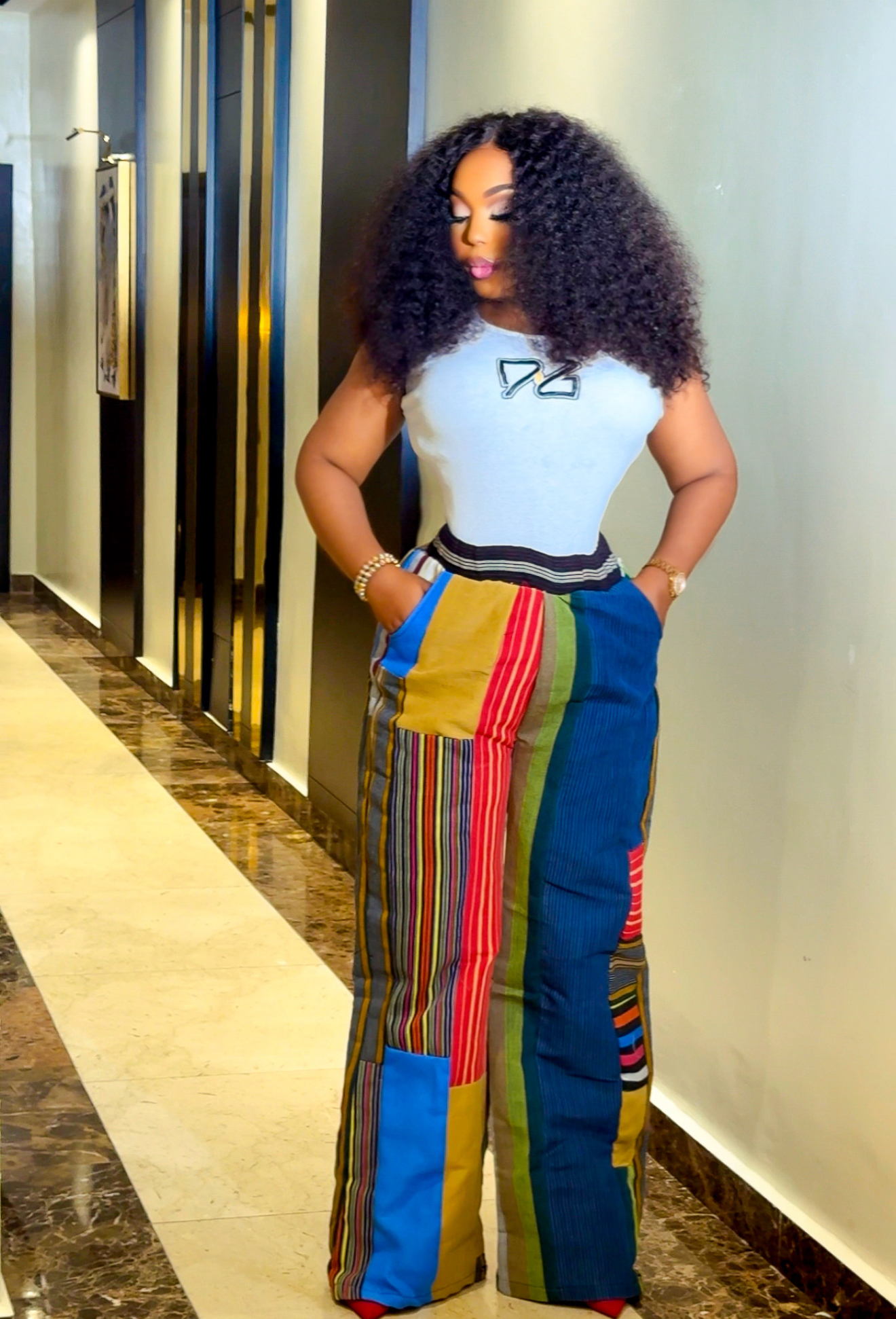 TIWWI MULTICOLOUR ASOOKE PANT 