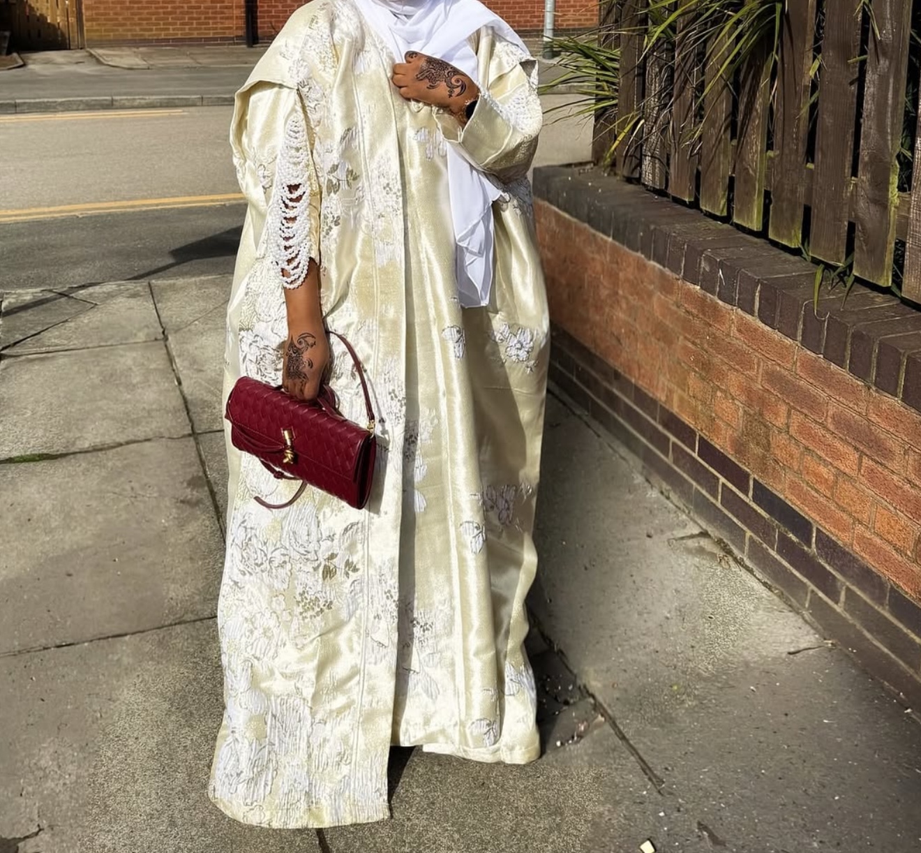 Kiekie beaded brocade 